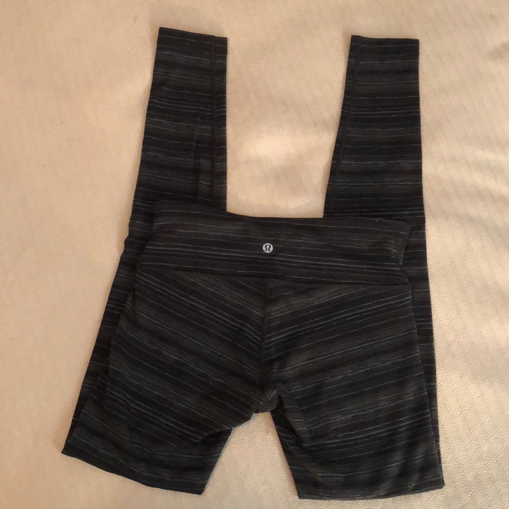 Green Lululemon Wunderunder full length leggings 6